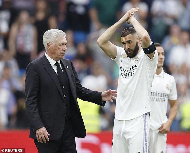 Real Madrid manager Carlo Ancelotti said he was surprised to see Karim Benzema exit the club
