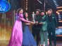 Allu Arjun announces Soujanya Bhagavathula as the winner of Telugu Indian Idol Season 2. See pics