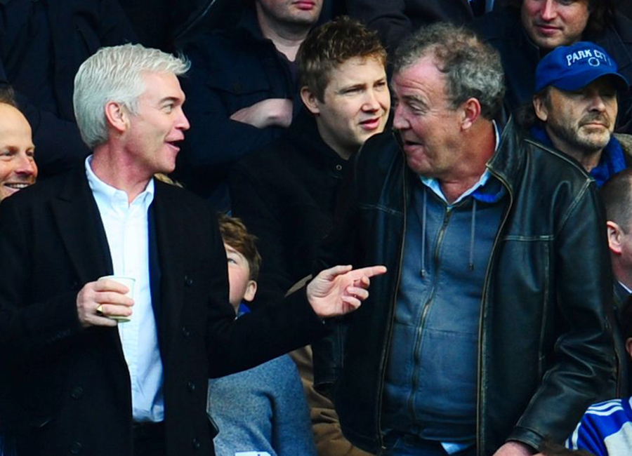 jeremy clarkson jumps to phillip schofield's defence as 'witch hunt' continues