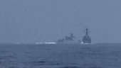 Video shows near collision between warships in Taiwan Strait