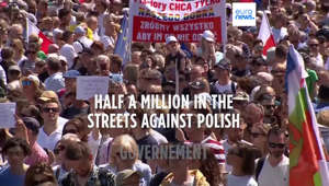 Thousands of Poles march in Warsaw to denounce government policies