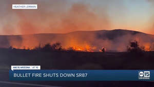 'The Bullet Fire' burns 200 acres, north of Fountain Hills