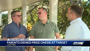 Gay couple denied purchase of displayed Pride onesie at Target in Lake Park