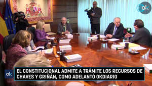 El Constitucional admite a trámite los recursos de Chaves y Griñán, como adelantó OKDIARIO