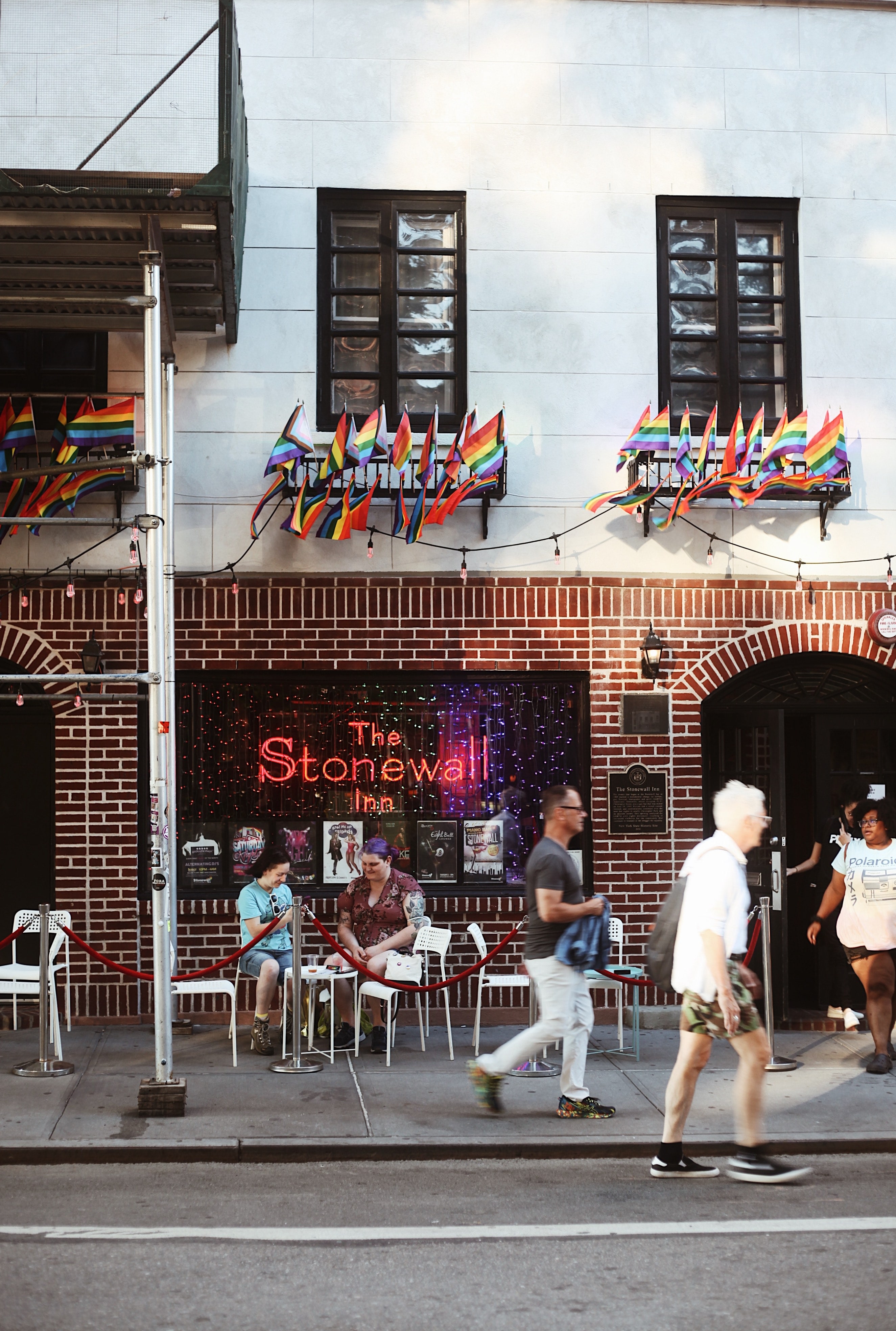 The landmarked Stonewall Inn will be a hub of activity on the day of the Pride March—in these parts, expect to see more rainbows than ever before.