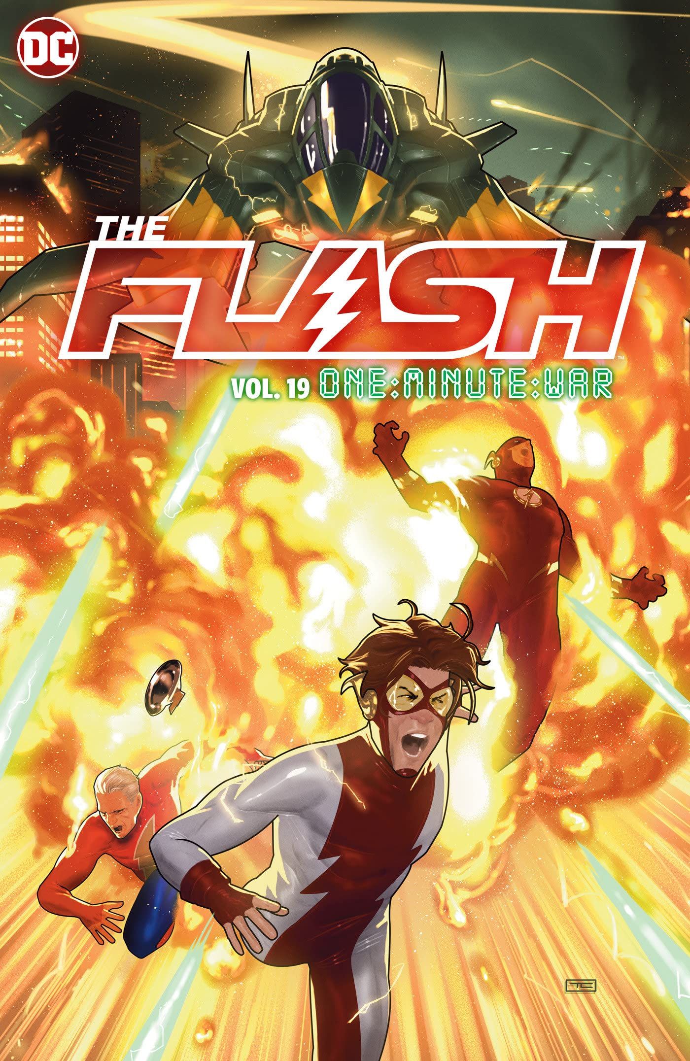 <p><strong>$19.99</strong></p><p>With the pre-New 52 reality restored, the DC Universe has what some may consider a problem: too many Flashes. Not only are Barry and Wally and Jay Garrick running around as The Flash, but there’s a new Kid Flash (Wallace West, to make things more confusing), a Chinese Flash called Avery Ho, Barry’s grandson from the future Impulse, and related speedster Jessie Quick. Rather than thin the herd, current Flash writer Jeremy Adams says “the more, the merrier” and puts them all to work in the storyline, “One Minute War.” When a group of super-speed aliens arrive to cultivate Earth, it’s up to all the world’s Flashes to stop them, resulting in an epic battle that takes only sixty seconds. </p><p>With art from Roger Cruz, Wellington Diaz, Luis Guerrero, and Taurin Clarke, “One Minute War” is Flash storytelling at its best. It takes full advantage of not only the central conceit of Flash stories—this guy can run really, really fast—but also of the seemingly crowded roster of heroes. Leaning into the over-the-top fun of super-speedy good guys and bad guys, “One Minute War” proves you can never have too many Flashes.</p>