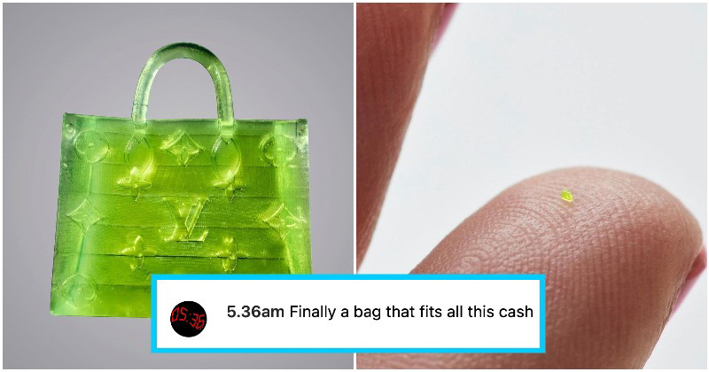 Meet MSCHF's Microscopic Handbag – The World's Smallest 'LV
