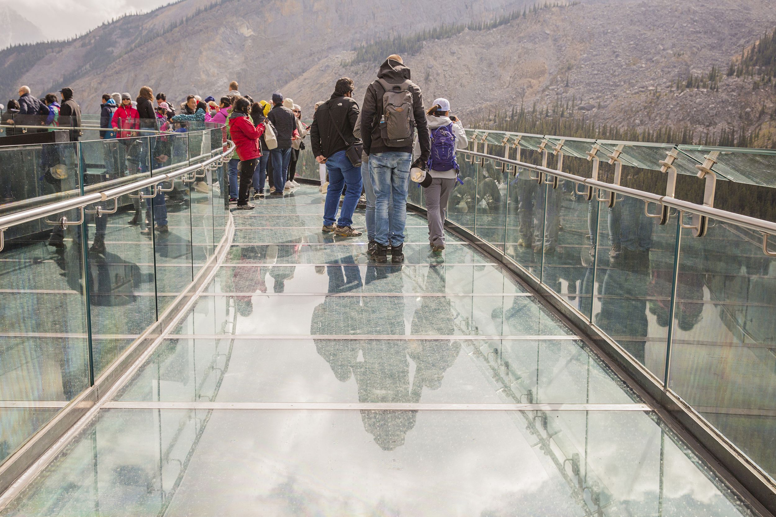 <p><strong>Jasper, Alberta</strong></p> <p>Pictures of the <a href="https://www.banffjaspercollection.com/attractions/columbia-icefield/skywalk/">Columbia Icefield Skywalk</a> certainly look stunning, but disappointed visitors say the views aren't any better than what you get from the road. Though the name suggests otherwise, the skywalk isn't actually over a glacier, and getting there requires waiting on a bus and battling crowds, especially if it's the middle of the day. "The only novelty is walking on the glass, which just <a href="https://www.tripadvisor.com/Attraction_Review-g154917-d6484980-Reviews-Columbia_Icefield_Skywalk-Jasper_National_Park_Alberta.html">wasn't worth it</a> at all to me. The best part was two mountain goats that were more fun to watch than any part of the skywalk," one frustrated TripAdvisor reviewer warns. So unless you feel a compulsive need to pay more than C$35 to stand on a glass walkway, consider sticking to the free views elsewhere in Jasper National Park.</p>