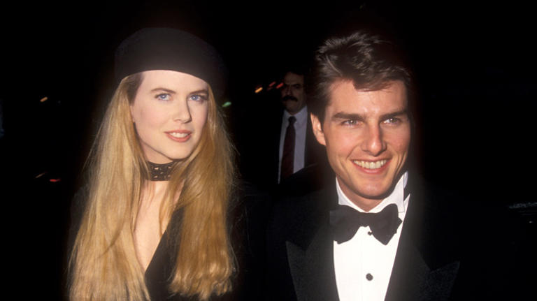 Nicole Kidman long hair hat Tom Cruise tuxedo