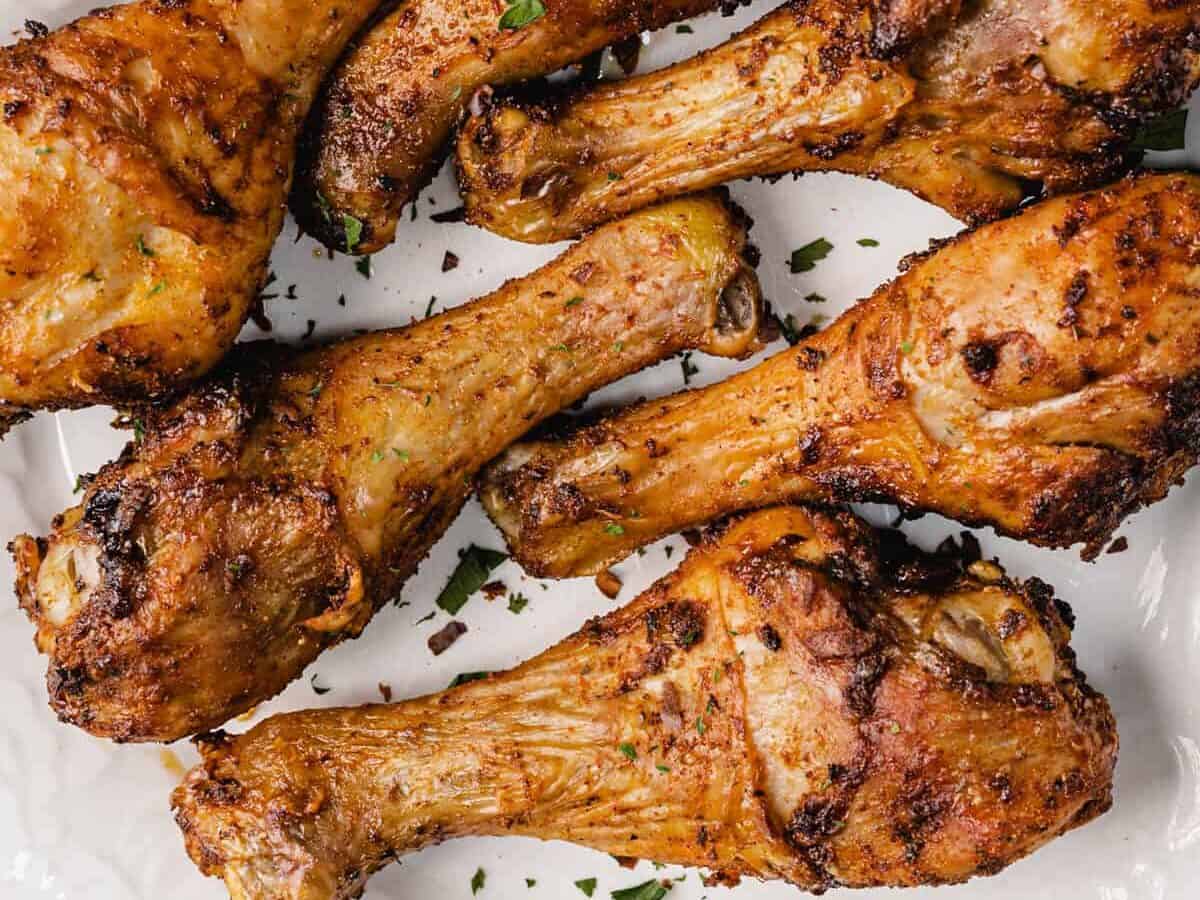 <p>Get ready for crispy perfection with Air Fryer Chicken Legs. These juicy and flavorful chicken legs are effortlessly cooked to golden-brown perfection, making them a family favorite and a great option for a hassle-free dinner.</p> <p><strong>GET THE RECIPE: <a href="https://lowcarbafrica.com/air-fryer-chicken-legs" rel="noreferrer noopener">Air Fryer Chicken Legs</a></strong></p>