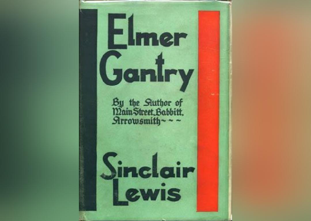 <p>Sinclair Lewis, a staple of American literature, masters the study of hypocrisy through the protagonist's journey as an evangelist who lives a double life filled with self-indulgence. This novel was later adapted into a film featuring Burt Lancaster and Jean Simmons.</p>