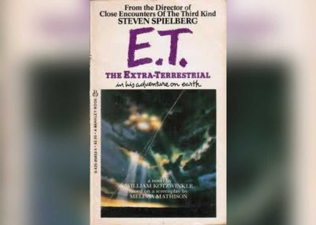 <p>A novelization of the famous <a href="https://thestacker.com/stories/221/steven-spielberg-films-ranked-worst-first">film directed by Steven Spielberg</a>, this science fiction story of a boy who befriends a creature from another world became a national favorite.</p>