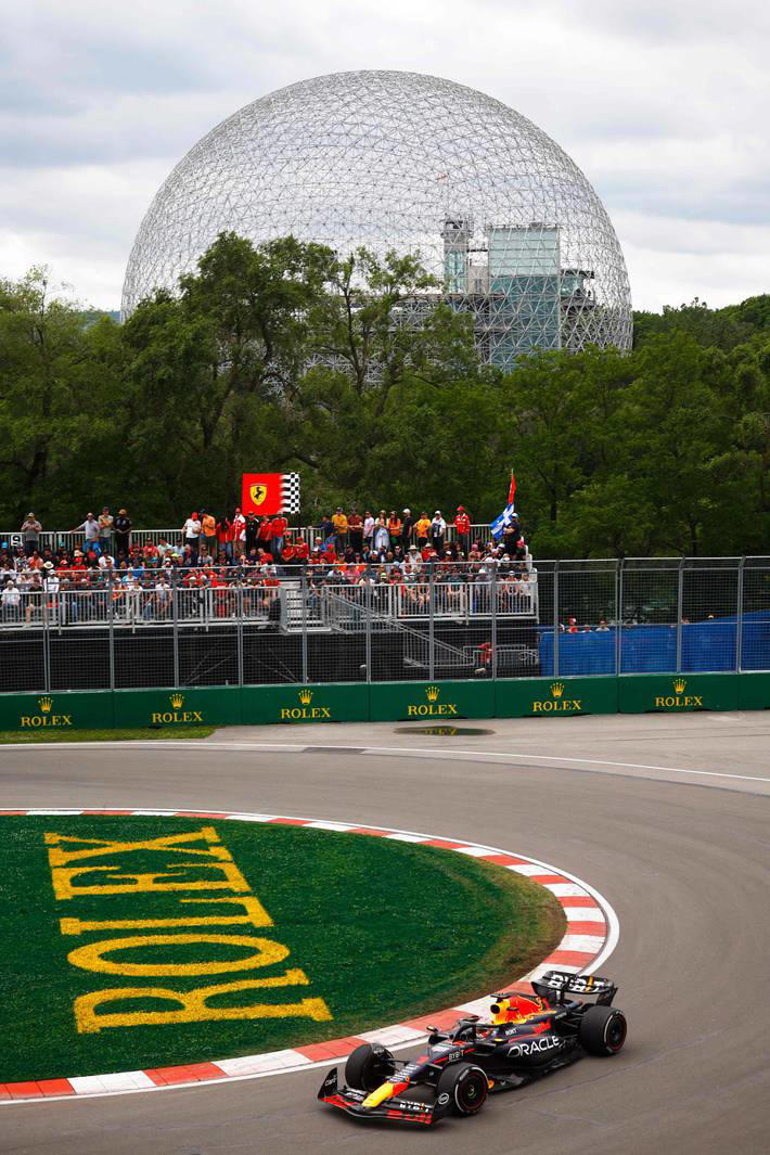 Max Verstappen ganha o GP do Canadá com amplo domínio e aumenta vantagem na liderança do Mundial. Foto: Jared C. Tilton/ AFP