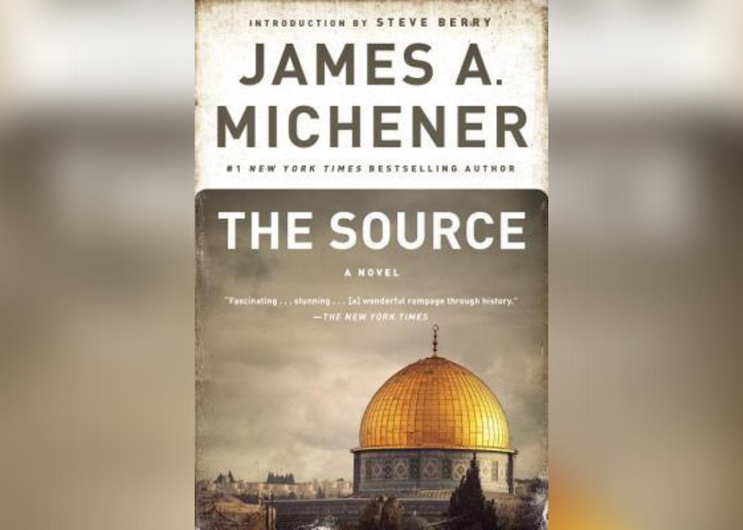 <p>"The Source" is a novel that takes readers through the history of the Jewish faith and the land of Israel. It strays from the format of other James A. Michener novels by not following a chronological order and is set in the 1960s.</p>