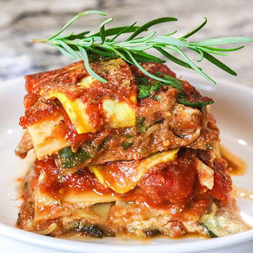 Vegan Lasagna with Tofu Ricotta and Veggies (easy & delicious)