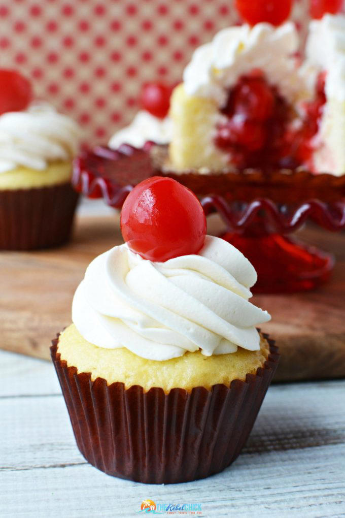 How to Make Cherry Filled Cupcakes