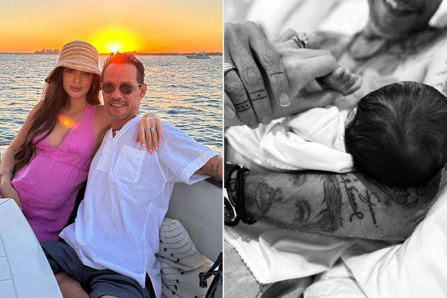 Marc Anthony and Wife Nadia Ferreira Welcome First Baby Together on ...