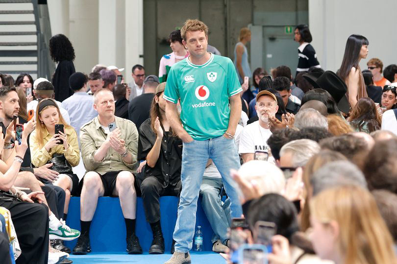 Co Derry designer ends Milan show by donning Ireland rugby jersey on  catwalk - The Irish News