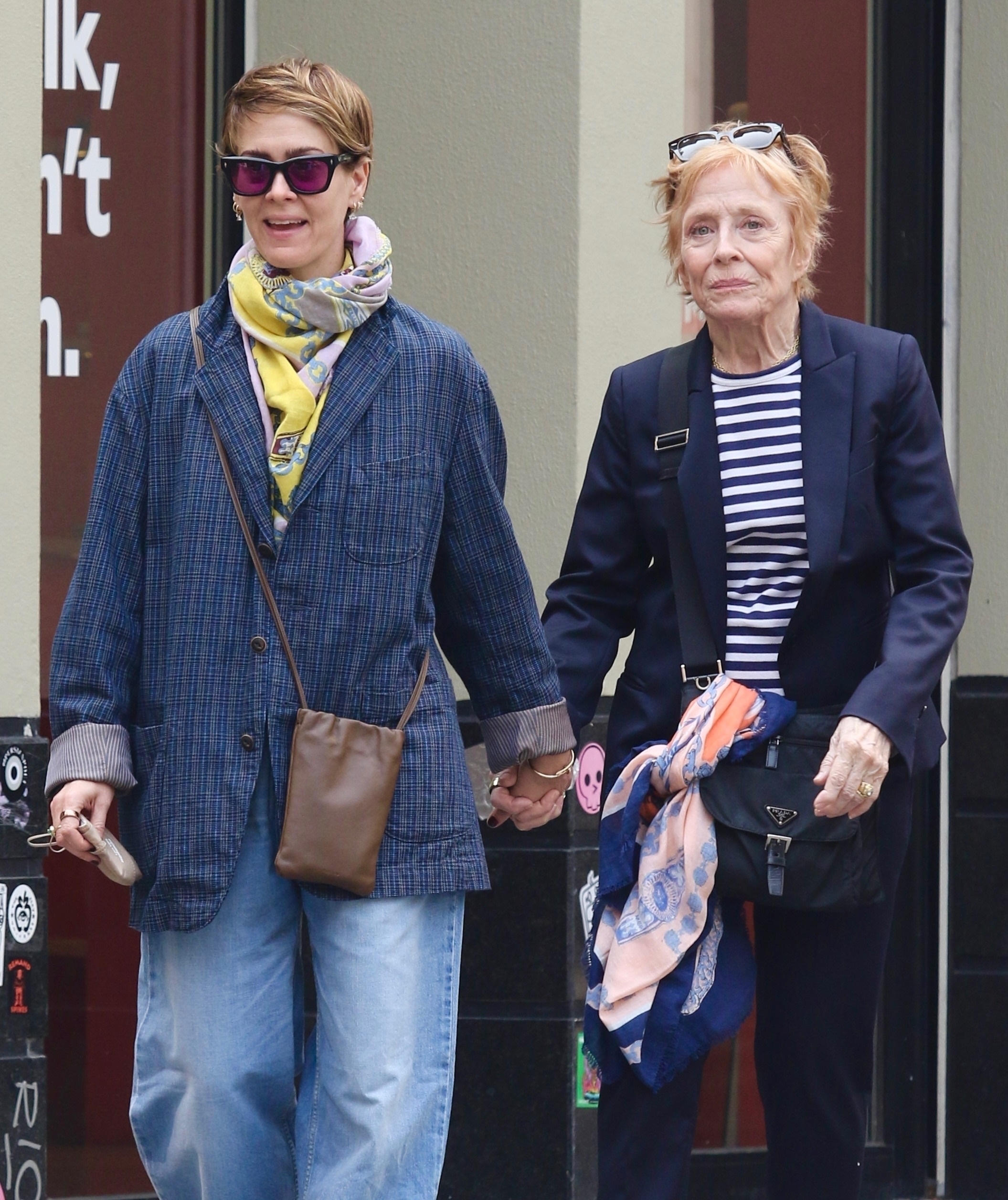 <p><span>There's a 32-year age gap between Sarah Paulson and longtime girlfriend Holland Taylor (who are seen here in May 2023). "There's a poignancy to being with someone older," the "American Horror Story" star told The New York Times in 2016. "I think there's a greater appreciation of time and what you have together and what's important." The Emmy winners' romance first made headlines in 2015 when Sarah was 30 and Holland was 62.</span></p>