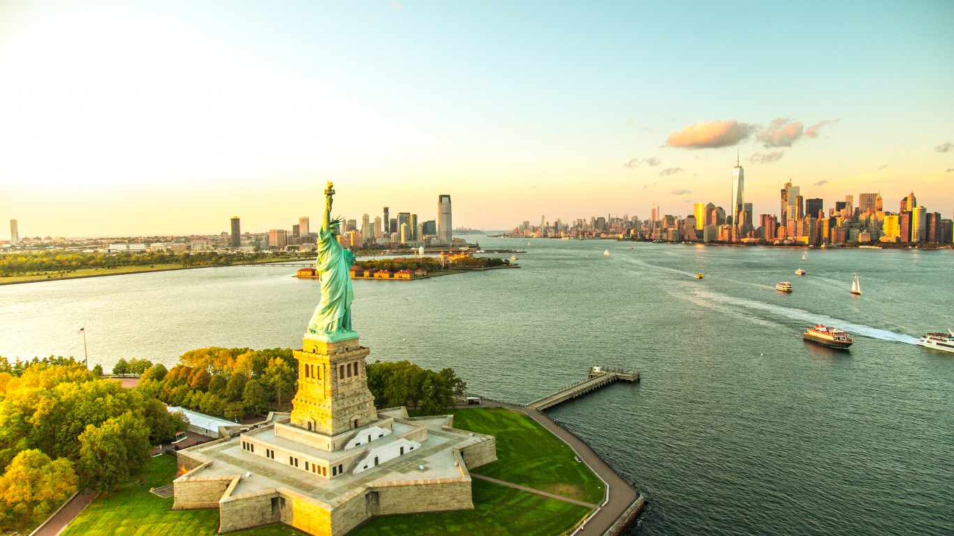 <p><strong>> Location:</strong> New York<br> <strong>> National significance:</strong> A symbol of freedom, democracy, and hope, the statue represents the welcoming of immigrants and stands as a beacon of liberty and opportunity.</p> <p><span><strong><a href="https://247wallst.com/special-report/2022/12/17/americas-favorite-road-trip-songs/?utm_source=msn&utm_medium=referral&utm_campaign=msn&utm_content=americas-favorite-road-trip-songs&wsrlui=47180658">ALSO READ: America’s Favorite Road Trip Songs</a></strong></span></p>
