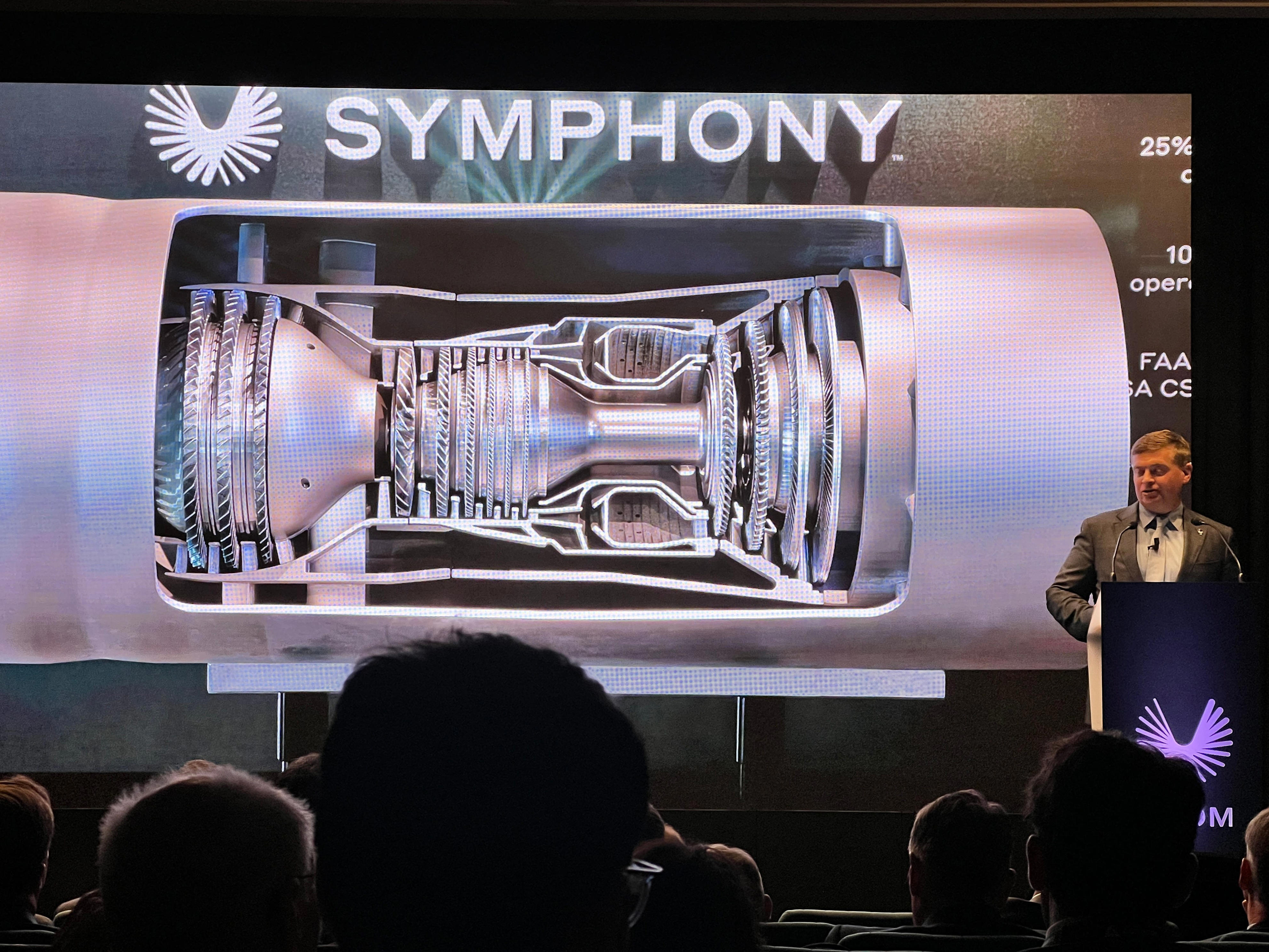 Boom's Symphony engine. <a>Pete Syme/Insider</a>