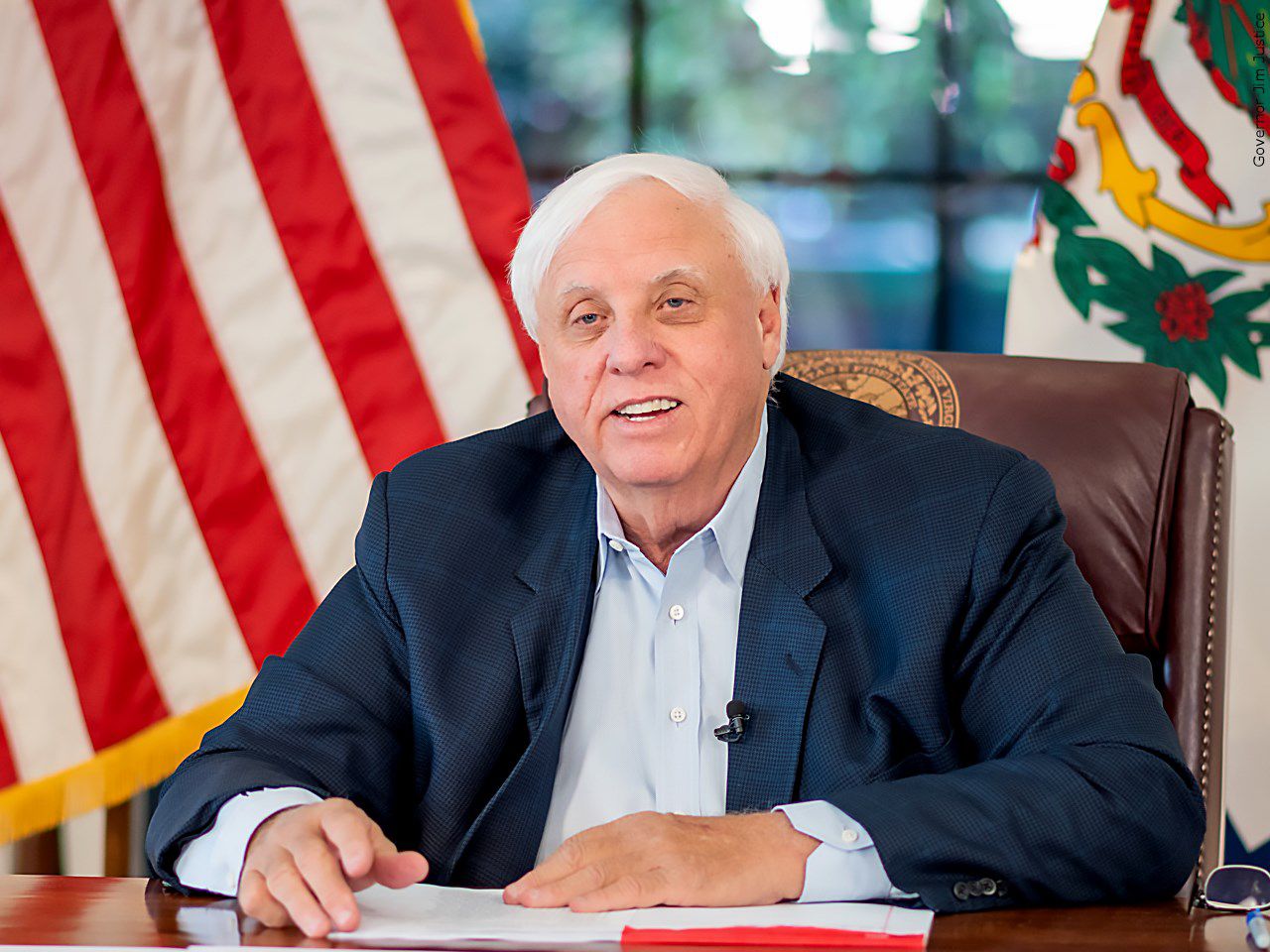 Orders gov. Jim Justice Governor West Virginia.