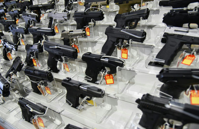Une boutique d'armes aux Etats-Unis.
