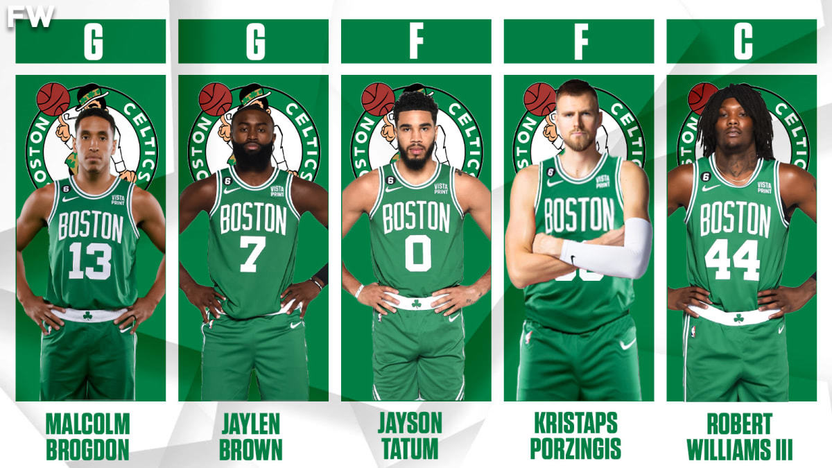 The Boston Celtics Starting Lineup With Kristaps Porzingis Looks ...