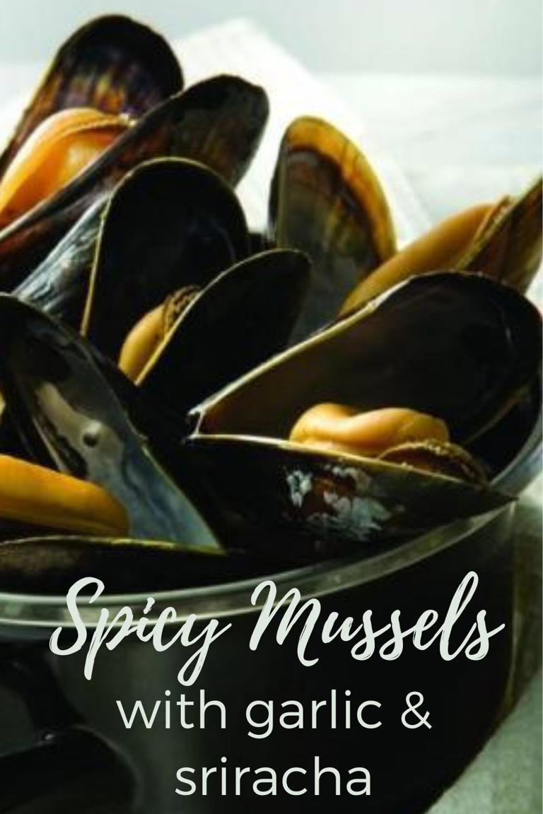 Spicy Mussels Recipe with Garlic, Mirin and Sriracha