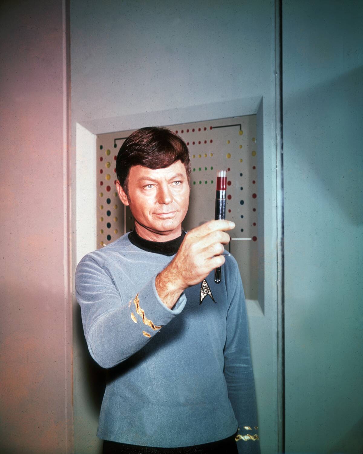 <p>The line "I'm a doctor, not a..." originates from the 1933 film <i>The Kennel Murder Case</i>. It was later popularized in the <i>Star Trek</i> series and became a recurring catchphrase uttered by Dr. Leonard "Bones" McCoy, who would say the line when he was frustrated about being asked to do more than he could. </p> <p>The line was often completed with different endings, emphasizing the doctor's dedication to his medical profession.</p>