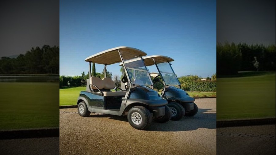 senior golf tour carts