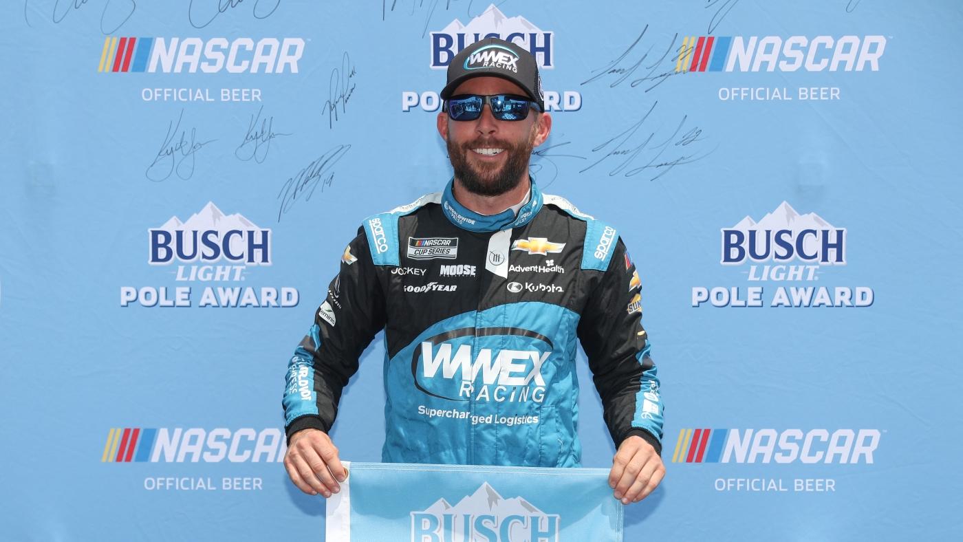 NASCAR Cup Series at Nashville starting lineup Ross Chastain wins first pole after Bubba Wallace spin