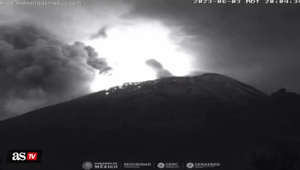 Así lanza bombas de lava el Popocatépetl