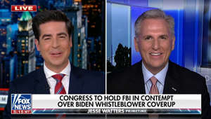 House Speaker Kevin McCarthy says if the entire House Oversight Committee cannot view the Biden whistleblower document, they will move to hold the FBI in contempt of Congress.