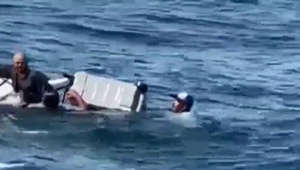Charter captain describes rescuing fishermen from capsized boat