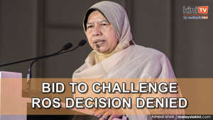 The High Court in Kuala Lumpur denied leave for former Ampang MP Zuraida Kamaruddin’s judicial review to be officially recognised as Parti Bangsa Malaysia (PBM) president.Judge Amarjeet Singh dismissed the former minister’s judicial review leave application during open-court proceedings this morning.Amarjeet said that the judiciary has no power to look into issues involving the affairs of a political party, in line with Section 18C of the Societies Act 1966.