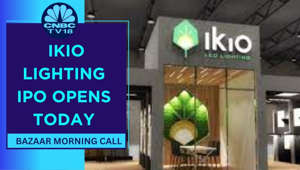 IKIO Lighting IPO Opens For Subscription, Aims To Raise ₹593-607 Crore | Bazaar Morning Call