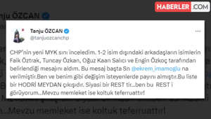 Tanju Özcan'dan CHP'nin yeni MYK'sı ile ilgili olay yorum: Bu liste İmamoğlu'na hodri meydandır