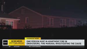 One person hurt in Dravosburg apartment fire