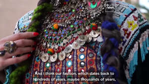 Traditional Afghan clothes and jewellery are making their way into high fashionwith the help of a young designer who wants to help Afghan women.