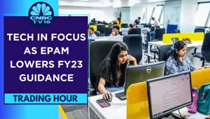 Indian Tech Slips As EPAM Cuts Guidance For Second Time In 2 Months | Trading Hour | CNBC TV18
