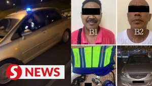 Johor police said they had arrested two men, including a civil servant, believed to be involved in a viral video of a car chase on the North-South Expressway near the Sedenak toll plaza in Kulai.Read more at https://shorturl.at/bnzI7WATCH MORE: https://thestartv.com/c/newsSUBSCRIBE: https://cutt.ly/TheStarLIKE: https://fb.com/TheStarOnline