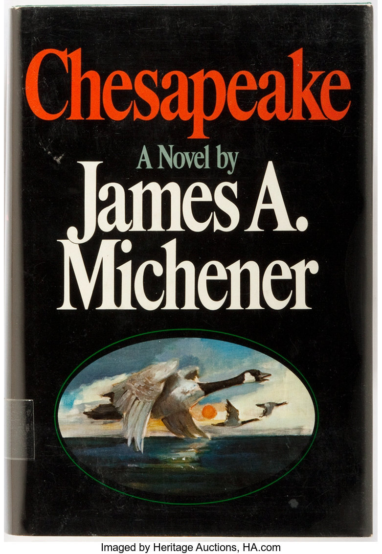 <p>With <a href="https://www.kirkusreviews.com/book-reviews/james-a-michener/chesapeake/">about 100 characters</a> and spanning <a href="https://www.goodreads.com/book/show/12661.Chesapeake?ac=1&from_search=true&qid=286cq5GlJd&rank=1">400 years</a>, <a href="https://lithub.com/here-are-the-biggest-fiction-bestsellers-of-the-last-100-years/6/">1978’s most popular book</a> probably wouldn’t be described as easy reading. The story follows the family of Edmund Steed as they inhabit their beloved Eastern Shore through settlement, the Revolutionary War and into modern America.</p>
