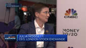Julia Hoggett, CEO of the London Stock Exchange, says she is optimistic about opportunities in the London market.