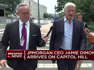 JPMorgan CEO Jamie Dimon arrives at Capitol Hill to meet with House Democrats