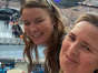 Andrea Nelson (right) and her friend Tracy at the Coldplay show at the Etihad on June 3