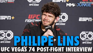 UFC on ESPN 45: Philipe Lins post-fight interview