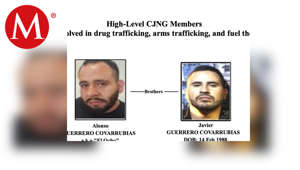 Los hermanos Alonso y Javier Guerrero Covarrubias, identificados como miembros de alto rango, fueron designados por participar en el tráfico de armas, drogas y robo de combustible.