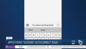 Fact or Fiction: Apple fixing 'ducking' autocorrect issue