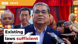National unity minister Aaron Ago Dagang says the existing laws are capable of safeguarding the relationship among the different races.Read More: https://www.freemalaysiatoday.com/category/nation/2023/06/07/no-need-for-new-law-to-tackle-racial-hatred-says-minister/Free Malaysia Today is an independent, bi-lingual news portal with a focus on Malaysian current affairs. Subscribe to our channel - http://bit.ly/2Qo08ry ------------------------------------------------------------------------------------------------------------------------------------------------------Check us out at https://www.freemalaysiatoday.comFollow FMT on Facebook: http://bit.ly/2Rn6xEVFollow FMT on Dailymotion: https://bit.ly/2WGITHMFollow FMT on Twitter: http://bit.ly/2OCwH8a Follow FMT on Instagram: https://bit.ly/2OKJbc6Follow FMT on TikTok : https://bit.ly/3cpbWKKFollow FMT Telegram - https://bit.ly/2VUfOrvFollow FMT LinkedIn - https://bit.ly/3B1e8lNFollow FMT Lifestyle on Instagram: https://bit.ly/39dBDbe------------------------------------------------------------------------------------------------------------------------------------------------------Download FMT News App:Google Play – http://bit.ly/2YSuV46App Store – https://apple.co/2HNH7gZHuawei AppGallery - https://bit.ly/2D2OpNP#FMTNews #AaronAgoDagang #Ganabatirau #ExistingLaws #Sufficient